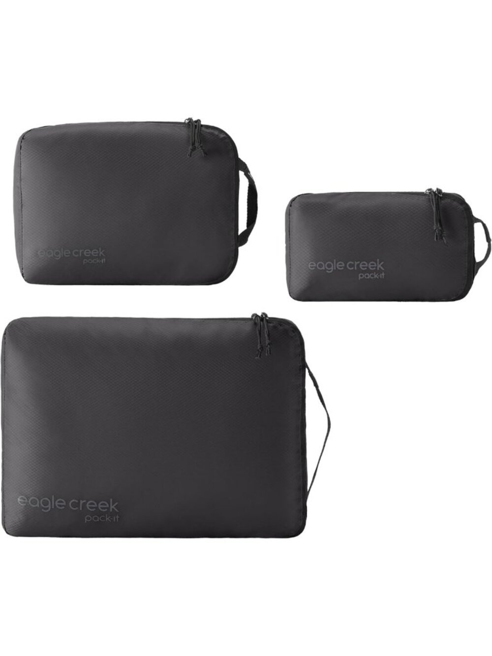 Packing Cubes Set for Travel - Stackable Storage with Top Handle & Zipper Pull